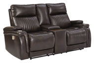 Picture of Team Time Power Reclining Loveseat With Adjustable Headrest