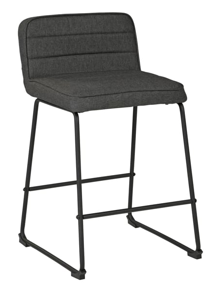 Picture of Nerison Gray 24" Upholstered Barstool