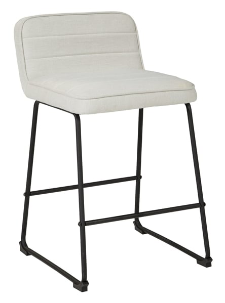 Picture of Nerison Beige 24" Upholstered Barstool