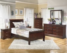 Picture of Alisdair 6-Piece Youth Sleigh Bedroom Set