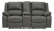 Picture of Calderwell Gray Reclining Loveseat