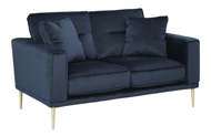 Picture of Macleary Navy Loveseat