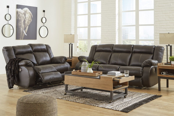 Picture of Denoron Chocolate 2-Piece Power Living Room Set