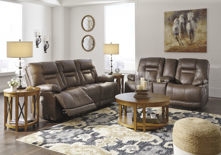 Picture of Wurstrow Umber 2-Piece Power Living Room Set