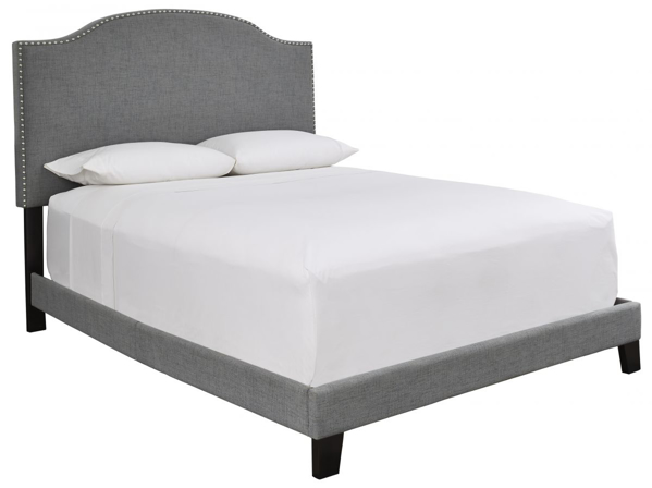 Picture of Adelloni Gray King Upholstered Bed