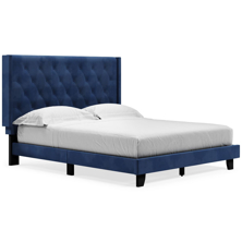 Picture of Vintasso Blue King Upholstered Bed