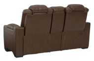 Picture of Backtrack Leather Power Reclining Loveseat with Heat & Massage