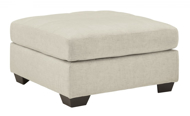 Picture of Falkirk Parchment Oversized Accent Ottoman