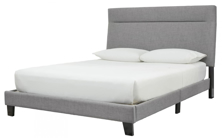 Picture of Blevins Gray Upholstered Bed