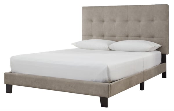 Picture of Arthur Light Brown Upholstered Bed