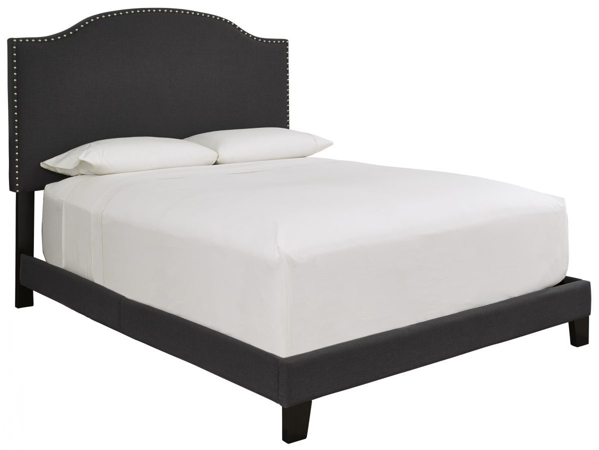Picture of Adelloni Charcoal Upholstered Bed