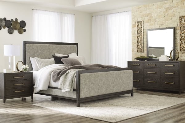 Picture of Burkhaus 6-Piece Upholstered Bedroom Set