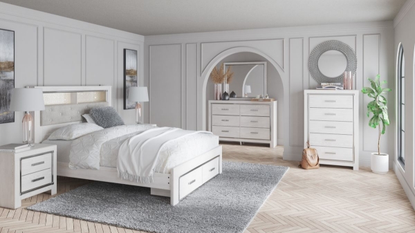 Picture of Altyra 6-Piece Bookcase Storage Bedroom Set
