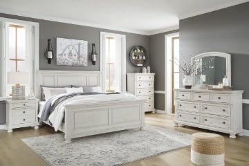 Picture of Robbinsdale 6-Piece King Panel Bedroom Set