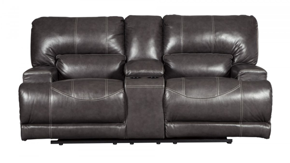Picture of McCaskill Leather Reclining Loveseat