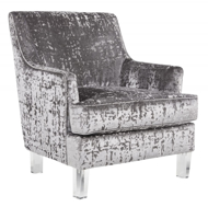 Picture of Gloriann Pewter Accent Chair