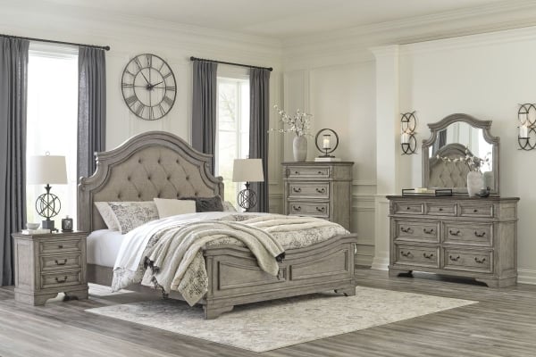 Picture of Lodenbay 6-Piece Queen Upholstered Bedroom Set