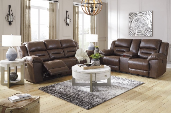 Picture of Stoneland Chocolate 2-Piece Living Room Set