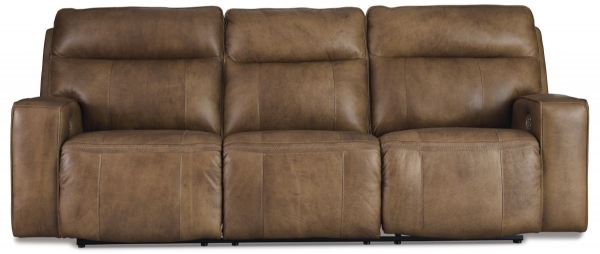Picture of Game Plan Leather Power Sofa