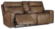 Picture of Game Plan Leather PWR Loveseat