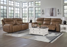 Picture of Game Plan Leather 2-Piece Power Living Room