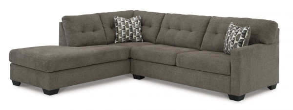 Picture of Mahoney Chocolate 2-Piece Left Arm Facing Sectional
