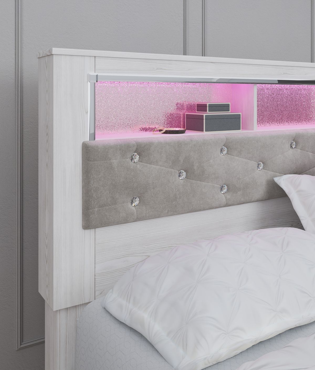 Altyra Bookcase Platform Bed Altyra Bookcase Platform Bed