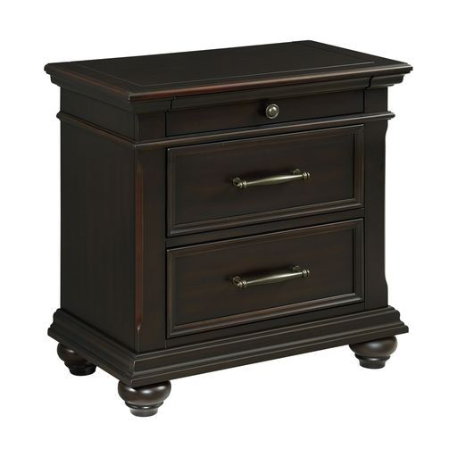 Slater Black Nightstand