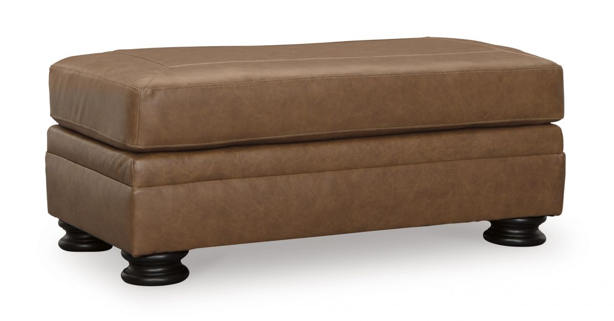 Carianna Leather Ottoman