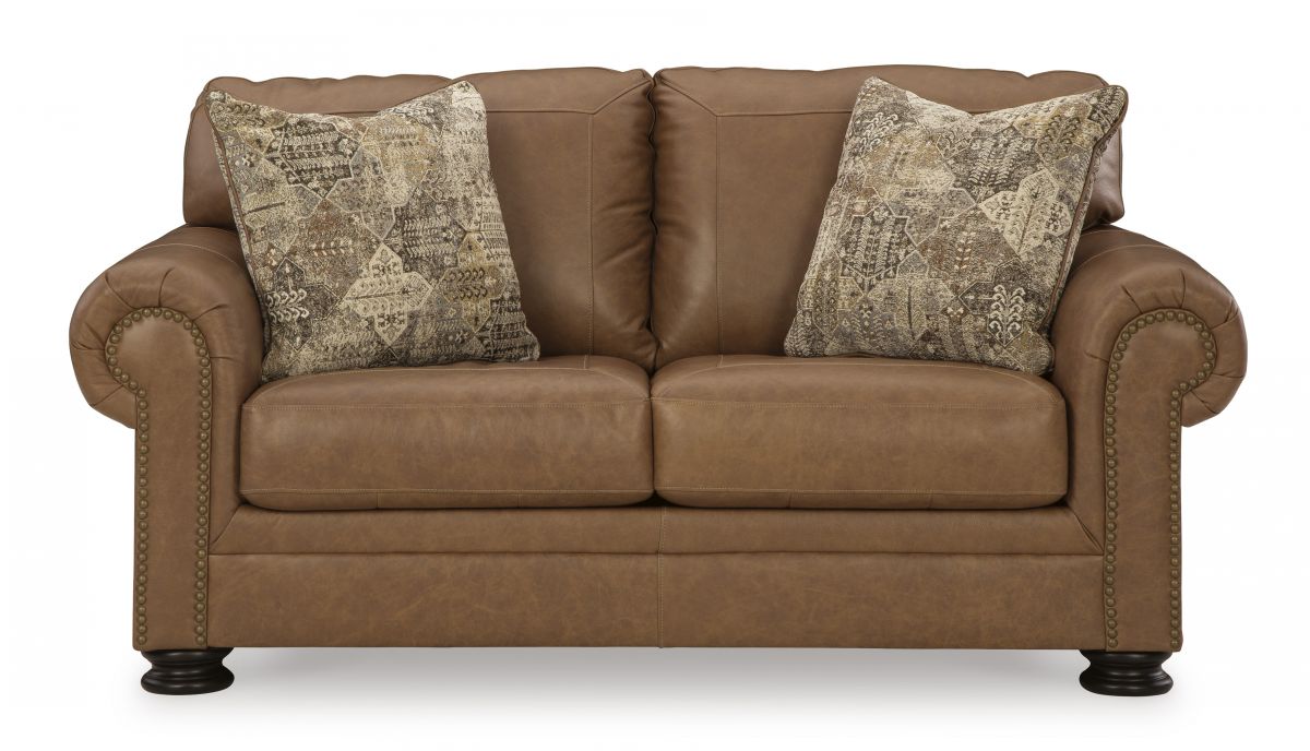 Carianna Leather Loveseat