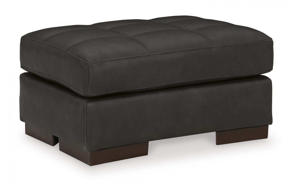 Luigi Leather Ottoman