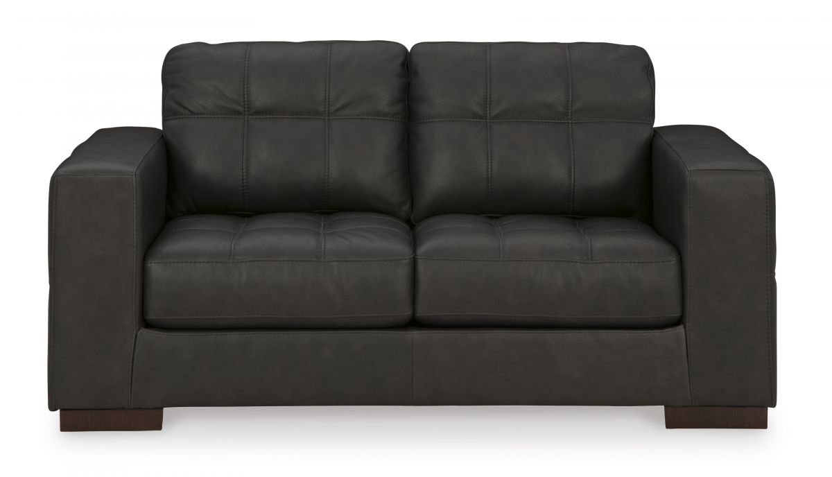 Luigi Leather Loveseat