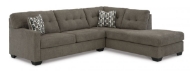 Picture of Mahoney Chocolate 2-Piece Right Arm Facing Sleeper Sectional