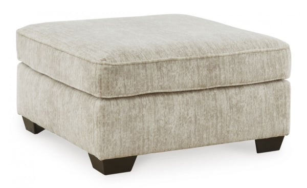 Picture of Lonoke Parchment Oversized Accent Ottoman