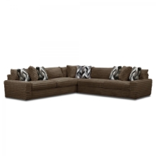 Picture of Serene Chocolate 3-Piece Sectional