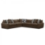 Picture of Serene Chocolate 3-Piece Sectional