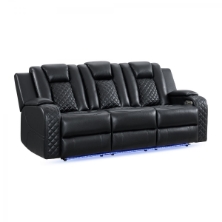 Picture of Carlo Black Power Reclining Sofa