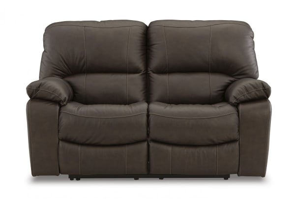 Picture of Leesworth Brown Leather Power Reclining Loveseat