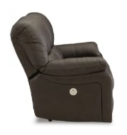 Picture of Leesworth Brown Leather Power Reclining Loveseat