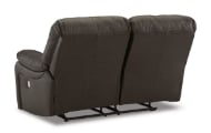 Picture of Leesworth Brown Leather Power Reclining Loveseat