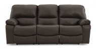 Picture of Leesworth Brown Leather Power Reclining Sofa