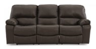 Picture of Leesworth Brown 2-Piece Leather Power Living Room Set