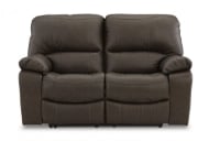 Picture of Leesworth Brown 2-Piece Leather Power Living Room Set