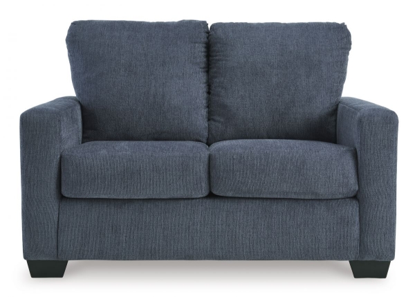 Picture of Rannis Navy Twin Sofa Sleeper