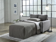 Picture of Rannis Pewter Twin Sofa Sleeper