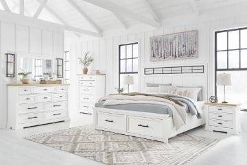 Picture of Ashbryn 6-Piece King Storage Bedroom Set