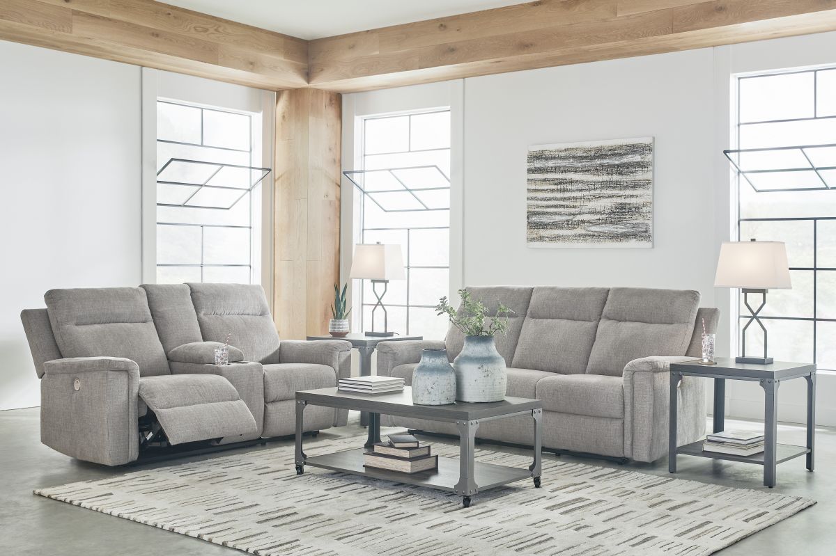 Barnsana Ash 2-Piece Power Reclining Living Room Set
