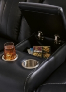 Picture of Caveman Den Power Reclining Loveseat with Console