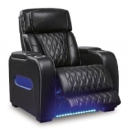 Picture of Boyington Black Leather Power Recliner