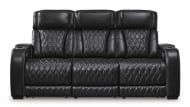 Picture of Boyington Black Leather Power Sofa